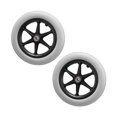thumbnail image 2 of tredstone 2pcs/set Anti-skid Wheelchair Rear Wheel With Strong Bearing Capacity For Manual Wheelchairs gray, 2 of 6