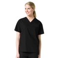 thumbnail image 1 of Core by Maevn Unisex V-Neck Pocket Solid Scrub Top, Solid, 1, 1 of 1