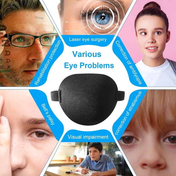 AMZVIO Eye Patches for Adults and Kids, 3D Medical Eye Patch for