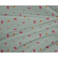 thumbnail image 4 of oneOone Polyester Lycra Fabric Leaves & Flower Floral Print Fabric by The Yard 56 Inch Wide, 4 of 4
