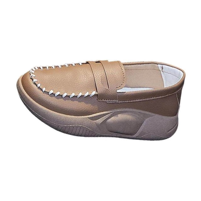 stanreset Chaussures Décontractées pour Femmes Chaussures Confortables à Enfiler Légères pour Femmes Souples pour la Marche Intérieure Extérieure Kaki 38
