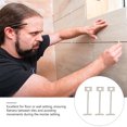 thumbnail image 4 of KAKOWELY tile leveler steel pin 100pcs Tile Leveling System Leveling Steel Pin Tile Leveling Replaceable Pin1.18"X0.31"X0.04", 4 of 5