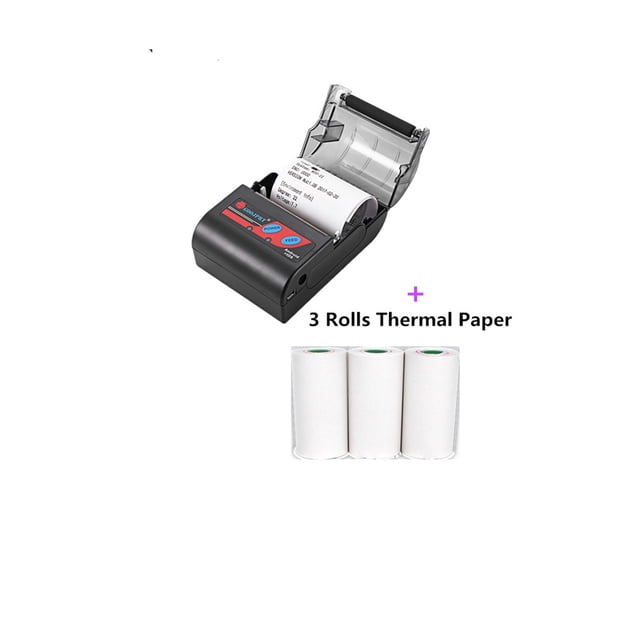 Handheld Bluetooth Thermal Receipt Printer Mobile Mini 58mm Portable Printer USB Tickets Printers ,Easy to Use