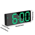thumbnail image 2 of WIFKLSIIPG Alarm Clock Digital Battery Powered Travel Alarm Clocks Powered Non Ticking with Snooze Temperature Date Time Brightness Adjustable for Kids Adults, 2 of 3
