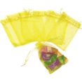 thumbnail image 4 of ORUYROP ® 100pcs Drawstring Organza Jewelry Candy Pouch Party Wedding Favor Gift Bags (8x12, Yellow), 4 of 7