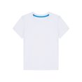 thumbnail image 4 of Ocealan Lot de 2 T-Shirts à Col Rond à Manches Courtes pour Garçons et Filles, Couleur Unie, Été, Décontracté, Coton, Hauts Tee 2-12 Ans Blanc 7-8, 4 of 6