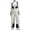 Beige-snow women bib, variant on Dazajoo Black Snow Pants Ski Bibs Men Women Baggy Snowboard Pants Insulated Waterproof Windproof Warm Outdoor Winter Ski Overalls,M