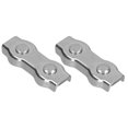 thumbnail image 2 of Clips de Câble Métallique, Dispositif de Verrouillage Duplex 304 Acier Inoxydable Étrier de Serrage Simple Opération Simple Excellente Performance pour la Construction de Bâtiments, 2 of 8