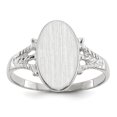 thumbnail image 1 of Bague Chevalière en Or Blanc 14K, 1 of 5
