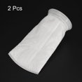 thumbnail image 3 of Unique Bargains 4'' Ring Filter Socks 200 Micron Pool Skimmer Basket, White 2 Pack, 3 of 4
