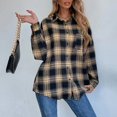 thumbnail image 1 of MASRIN Chandails en Molleton Graphiques pour Femmes Grande Taille Hauts pour Femmes Automne Décontracté Manches Longues Col Rond Chandails en Molleton avec Poches Couleur Unie Coupe Ample Blouse Chemises Femmes Manches Longues Hauts et Blouses, 1 of 7