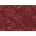 thumbnail image 1 of Ahgly Company Tapis d'Intérieur Rectangulaires Transitionnels Rouges Lavables à la Machine, 2 Pieds x 3 Pieds, 1 of 7