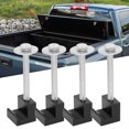 thumbnail image 3 of Truck Tool Box Mounting Kit, Truck Tool Box Tie Downs Rigid Fixation Aluminum High Strength No Drilling  for Cargo Management Systems, 3 of 7