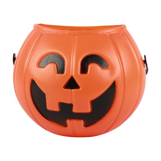 Halloween Pumpkin Bucket Children‘S Portable Candy Bucket 1Pcs(3.93*3.14inch)