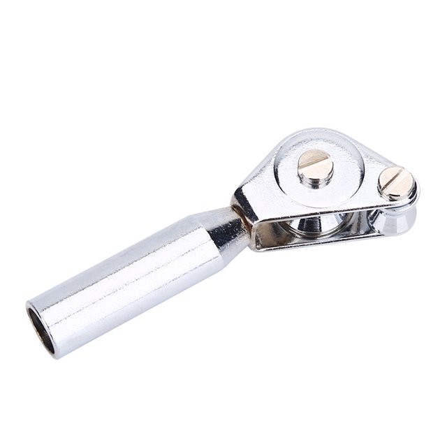 WALFRONT Fishing Roller Guide Tip Top Fishing Pole Rod - Stainless Steel Roller Rod Tip Guide Sea Boat Fishing Trolling Tackle Accessory Silver