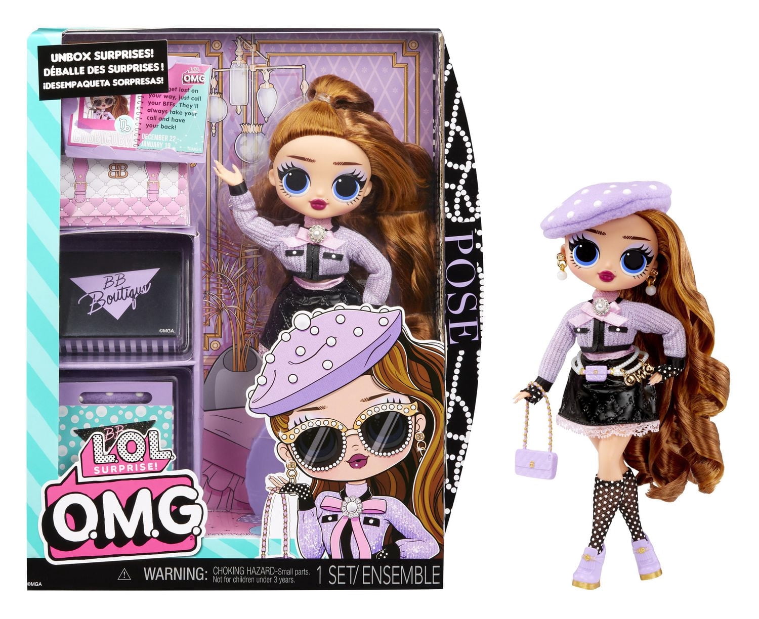 LOL Surprise OMG Pose Fashion Doll with Multiple Surprises