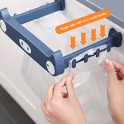 Trash Bag Holder Wall Mounted Cute Cartoon Hanging Towel Garbage Bags Hanger Punchless Cupboard Rack Bathroom Acccessoreis Orange