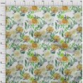 thumbnail image 3 of oneOone Viscose Chiffon Orange Fabric Florals Sewing Craft Projects Fabric Prints By Yard 42 Inch Wide, 3 of 4