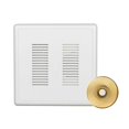 thumbnail image 1 of Nicor Éclairage PRCP2SBPB PrimeChime Plus Kit de Carillon à 2 Portes avec Bouton, Laiton Poli, 1 of 1