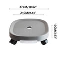 thumbnail image 1 of Rbaofujie Universal Wheel Round Plastic Base Mobile Flowerpot Tray Thickened Resin Universal Wheel with Brake Strap Water Box Drawer Tray with Wheel Flower Support, 1 of 5