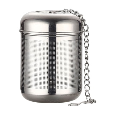 Insulated Stainless Steel Tea Strainer Filter | Fine Mesh Tea Infuser for Teapots & Mugs | Dual-Use Thermal Cup Lid | Rust Resistant | Easy Clean | Home Office Tea House | 1 Piece