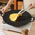 thumbnail image 3 of Poêle-gril Ronde Antiadhésive Multifonctionnelle pour Cuisson Intérieure, Plateau de Friture et de Cuisson Style Coréen pour la Maison, la Cuisine et le Camping, 3 of 3