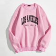 thumbnail image 2 of 2025 Chandails Décontractés pour Femmes à Manches Longues avec Bande, T-Shirts Graphiques de Noël, Chandail à Capuchon à Fermeture à Glissière, Chandails à Col Rond, Chandail Confortable et Chic, Hauts de Chandail pour Femmes, 2 of 7