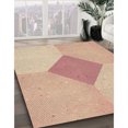 thumbnail image 3 of Ahgly Company Tapis de Zone Rond Orange Lavable en Machine, 8 Pieds Rond, 3 of 7