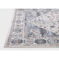 thumbnail image 2 of Vesta Cream and Blue Woven Area Rug, 2 of 7