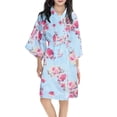 thumbnail image 1 of Sunnyoo Toddler Girl's Bathrobe Sleepwear Kimono Robe Kids Knee-Length Night Robe Loungewear, 1 of 8
