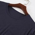 thumbnail image 4 of asjyhkr Chemises de Pyjama pour Hommes Manches Courtes Col Ras du Cou Extensibles Légères Douces T-Shirts Hauts d'Été en Modal, 4 of 8
