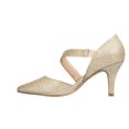 thumbnail image 1 of Womens Banquet Slim High Heel Side Space Professional Formal Sleeve Shoes, 1 of 9
