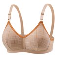 thumbnail image 1 of fheaev Summer Savings Clearance Front Closure Bras For Women Full Coverage Plus Size Bralette Bra Women's Development Period Gathering Breathable Underwear Sports Three Buckle Daily Bra Small Bra, 1 of 4