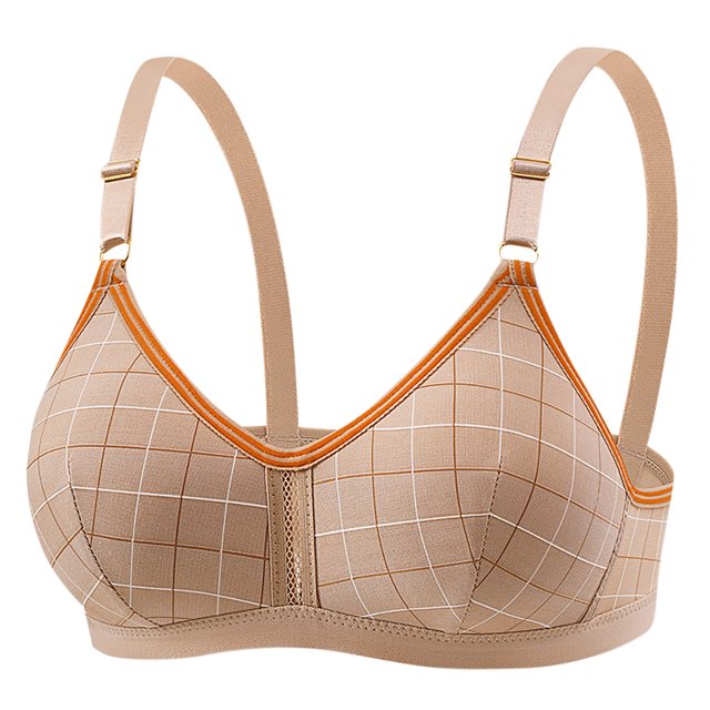 fheaev Summer Savings Clearance Front Closure Bras For Women Full Coverage Plus Size Bralette Bra Women's Development Period Gathering Breathable Underwear Sports Three Buckle Daily Bra Small Bra