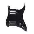 thumbnail image 2 of Bunblic Electric Guitars Pickguard Pickup Assembly Scratchplate Practical Sturdy Prewired Pickguard for ST Electric Guitars Accessory Black, 2 of 8