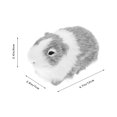 thumbnail image 2 of LOVEVER Live Pets Guinea Pig Simulation Mouse Model Simulated Hamster Doll Child 12X7CM, 2 of 8