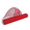 thumbnail image 4 of Holiday Time 21 po x 10 vg Poly maille  avec métallisé, Rouge  uni, 4 of 4