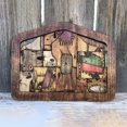 thumbnail image 3 of Nativity Puzzle With Wood Burned Design,Wooden Jesus Puzzle Game Nativity Set, 3 of 8