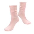 thumbnail image 3 of XIAQUJ Socks Solid Color Crew Socks Colorful Lightweight Cotton Socks Stockings RD1 One Size, 3 of 4
