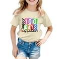 thumbnail image 1 of HNMKIU T-Shirt Décontracté à Manches Courtes pour Filles, Imprimé Tendance, Col Rond, Confortable et Ample pour un Usage Quotidien, 1 of 4