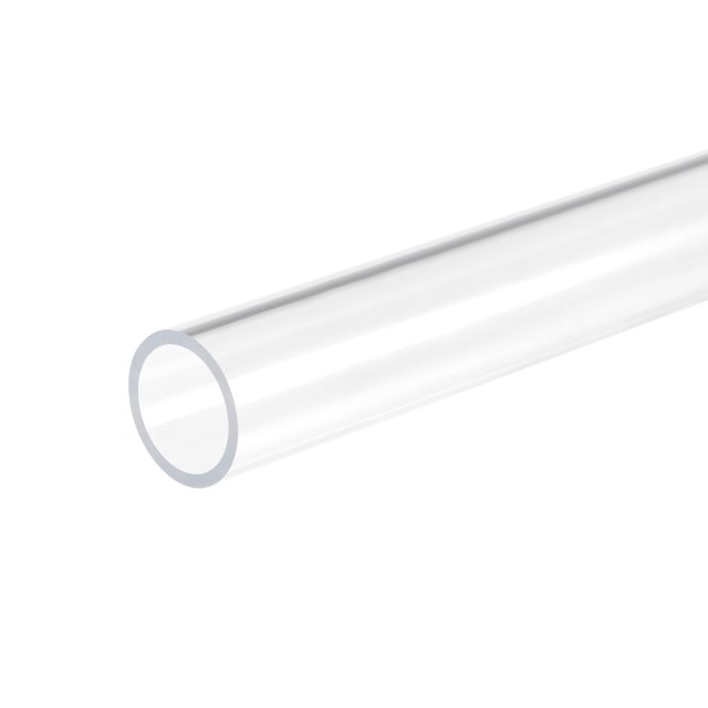 Unique Bargains Tube Rond en Acrylique Rigide Transparent 21mm ID x 25mm OD x 305mm 2 Pack