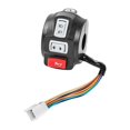 thumbnail image 1 of Almencla Electric Bicycle Headlight Turn Switch Button Replaces Easy to Install Spare Parts Handlebar Control Switch for Tricycle Left, 1 of 8