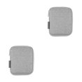 thumbnail image 2 of QualitChoice HAWEEL Cable Organizer Portable Reusable Mini Nylon Mesh Elastic Ring Data Line Charger Pen Storage Bag Travelling Case Grey 2Set, 2 of 6