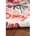 thumbnail image 2 of Julian 3' x 5' Washable Accent Rug, Raspberry and Ivory, 2 of 7