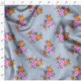 thumbnail image 4 of Soimoi Crepe Silk Fabric Florals Floral Print Sewing Fabric Yard 42 Inch Wide, 4 of 6
