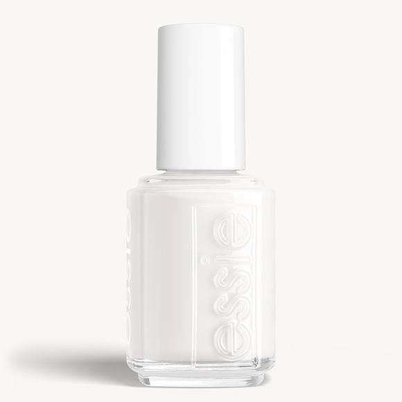 essie Nail Polish, Vegan, glossy shine finish, salon quality formula, blanc, 13.5ml