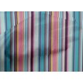 thumbnail image 3 of oneOone Cotton Cambric Fabric Multicolor Stripe Printed Craft Fabric BTY 56 Inch Wide, 3 of 3