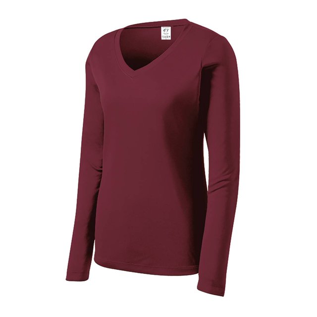 Gravity Threads T-Shirt à Manches Longues pour Femmes - Marron - Moyen