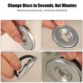 thumbnail image 2 of Angle Grinding Tool Flange Nut, M14 Thread Angle Grinder Flange Nut, Quick Clamping Replacement Part, Perfect Compatibility, Durable Construction, for Replacement & Fixing Cutting Disc (1PC), 2 of 7