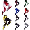 thumbnail image 4 of Pantalon de Sport pour Hommes Imprimé, Bodycon Extensible, Évacuation de l'Humidité, Course, Gym, Basketball, 4 of 7